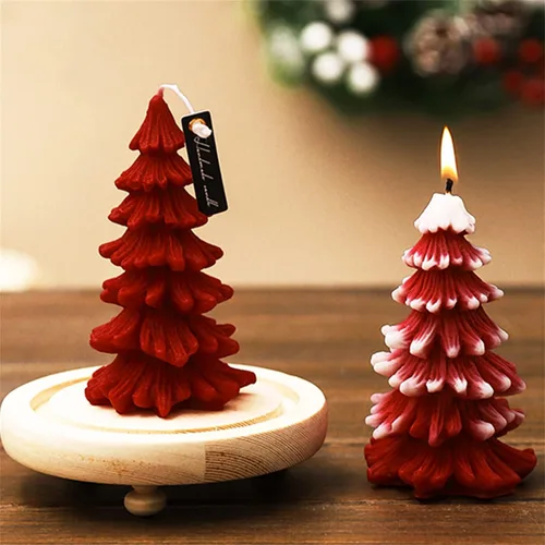 Miniatura 3 de Molde de silicona 3D para jabón de vela de Navidad, fondant, chocolate, pastel, caramelo, molde para hornear para resina epoxi, cera, arcilla