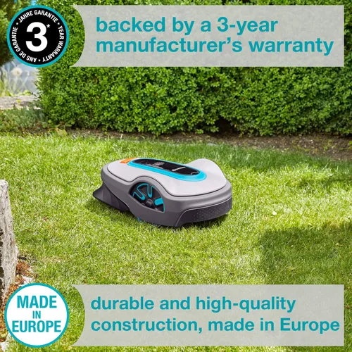 Miniatura 2 de GARDENA 15101-41 SILENO Life - Cortacésped robótico automático, con aplicación Bluetooth y cable delimitador, uno de los más silenciosos de su