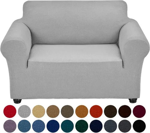 Miniatura 37 de Joccun Funda Elástica para Silla Sofá, Funda de Sofá de 1 Pieza Tela Jacquard de Spandex con Parte Inferior Elástica, Protector de Muebles Lavable
