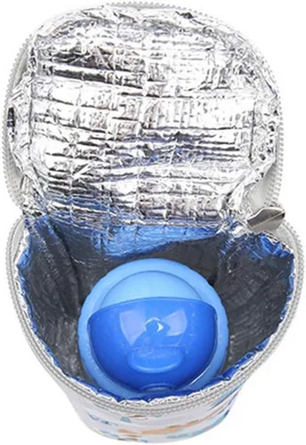 Miniatura 7 de Calentador de agua de leche, bolsa aislada para bebés, calentador de biberón de lactancia para bebé, bolsa de biberón preservada para viajes