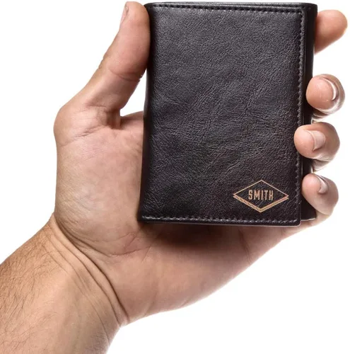 Miniatura 3 de Nueva cartera personalizada Swanky Badger Cartera triple, ranuras para tarjetas y tarjetas