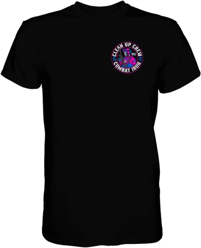 Miniatura 2 de Combat Iron Clean Up Crew Operator Skull - Camiseta de manga corta para hombre, ajuste atlético