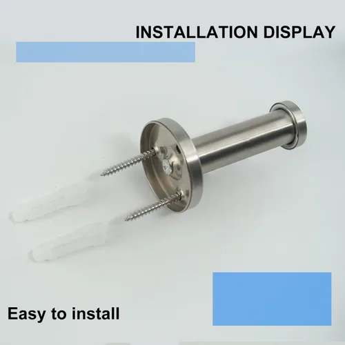 Miniatura 4 de Ganchos para toallas de baño, paquete de 6 ganchos redondos para abrigos, gancho resistente para bata montado en la pared, colgador de ropa Cepillado