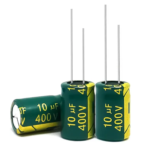 20 condensadores electrolíticos de 10 UF/400 V, condensadores electrolíticos de aluminio de alta frecuencia para refrigerador, TV, monitor LCD