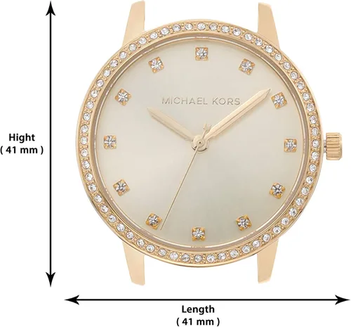 Miniatura 5 de Michael Kors MK4368 Melissa Reloj de acero inoxidable de tres manecillas doradas para mujer