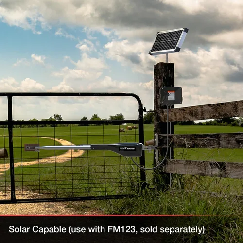 Miniatura 5 de Mighty Mule MM371W - Abridor de puerta automático, inteligente y listo para energía solar, incluye control remoto del abridor de puerta y más