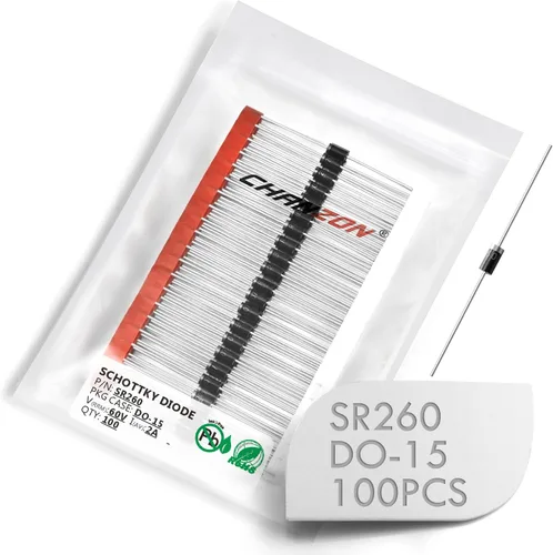 Miniatura 36 de Chanzon FR607 Diodo Rectificador de Recuperación Rápida 6A 1000V 150-500ns R-6 Axial 6 Amp 1000 Voltios Diodos Electrónicos