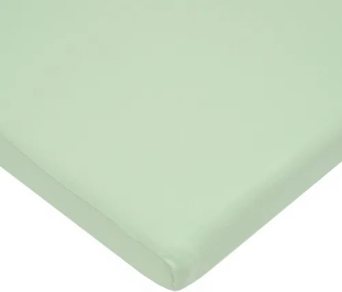 Miniatura 12 de American Baby Company - Sábana de cuna ajustable 100 % algodón natural de tejido de jersey Estrellas y lunas grises