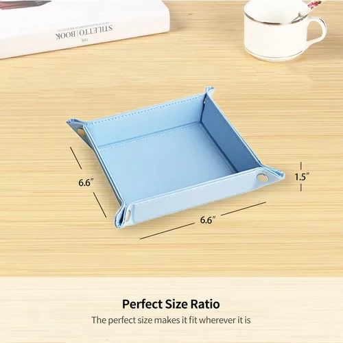 Miniatura 33 de Cuenco para llaves para hombres, soporte para entrada, mesita de noche, bandeja de valet para cosas de bolsillo, organizador de mesita de noche