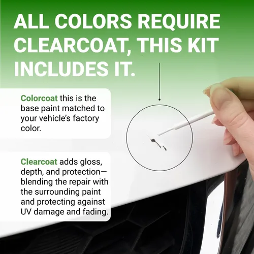 Miniatura 4 de TouchUpDirect - Kit Essential de pinceles para retoque de pintura de automóvil, conciencia exacta con la pintura de color blanco 056 White/Natural