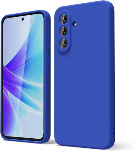 Miniatura 13 de oakxco Funda para teléfono Samsung Galaxy A12 con agarre de silicona líquida, linda delgada fina suave cubierta de gel de goma TPU lisa para mujeres