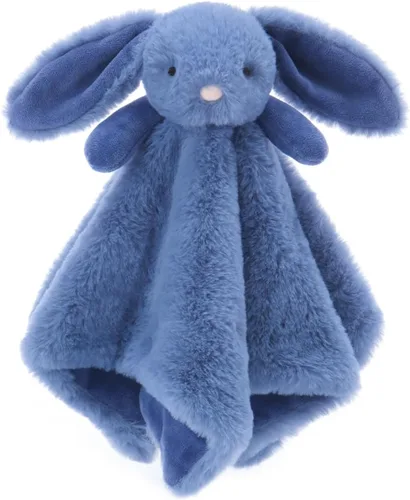 Miniatura 13 de Manta de seguridad de felpa con diseño de conejo púrpura de Apricot Lamb, manta de personaje para guardería de bebé, lujoso snuggler de peluche