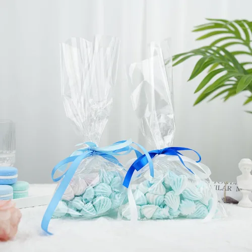 Miniatura 3 de MAYREEL - Cinta de satén azul 3/8 pulgadas, surtido de cintas finas azul bebé claro para envolver regalos, bodas, baby shower, decoración