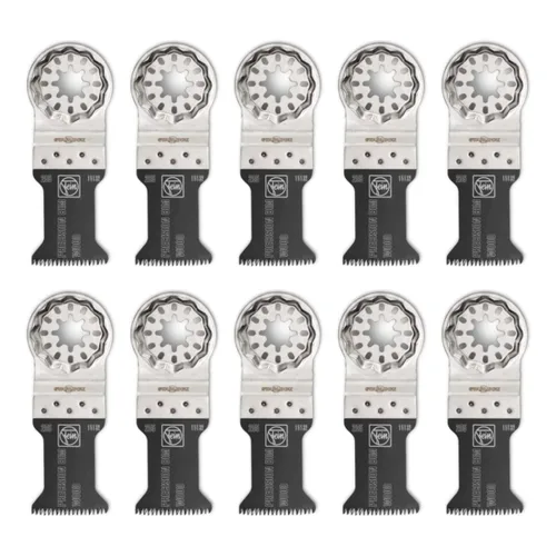 Miniatura 30 de Fein Starlock Plus 63502161260 - Hoja de sierra de larga duración con corte E, corte de precisión para madera, paneles de yeso y plásticos