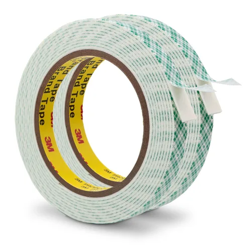 Miniatura 8 de Cinta de espuma de doble cara 0.39" x 10 pies Fabricada con cinta de espuma 3M de pelar y pegar Cinta de montaje Cinta de doble capa de uretano