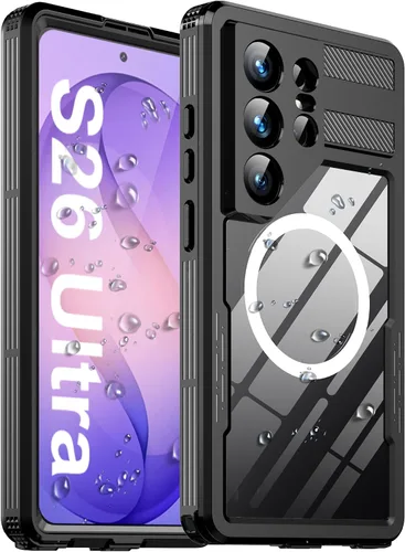 Miniatura 16 de Funda impermeable para Samsung Galaxy S23 Ultra, con protector de pantalla integrado, a prueba de polvo, a prueba de golpes, de cuerpo completo