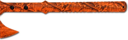 Miniatura 5 de Snake Eye Tactical Hacha de lanzamiento Tomahawk - Hacha táctica de lanzamiento con funda y hacha de lanzamiento de competencia (camuflaje naranja)