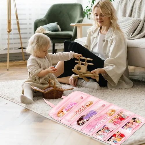 Miniatura 4 de Bolsa de Almacenamiento para Muñecas de Juguete, Estuche de Transporte Compatible con LOL Surprise Toys Dolls Omg, Organizador Colgante Bolsa