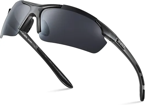 Miniatura 24 de Lentes de sol polarizados deportivos para hombres y mujeres, con diseño envolvente, UV400, para correr, béisbol, sóftbol, ciclismo, conducción