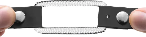 Miniatura 4 de Educator Mini collar de perro con doble bungee para perros pequeños, bioano, impermeable, a prueba de olor, hebilla de metal y anillo en D con dos