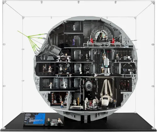 Miniatura 11 de Vitrina acrílica compatible con LEGO Y-Wing Starfighter #75181, vitrina a prueba de polvo (solo funda) (juegos de Lego no incluidos)