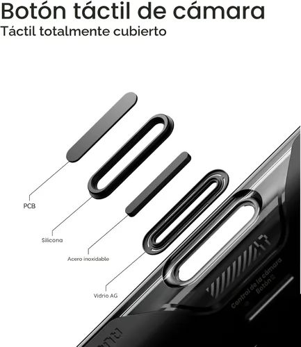Miniatura 5 de Aulumu Funda térmica magnética A17 para iPhone 17 Pro Max CoolHyper con control de cámara Tecnología IMD Compatible con Magsafe Blanco
