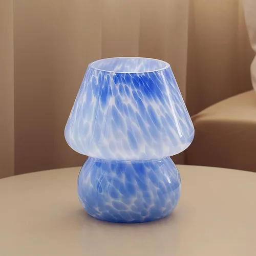 Miniatura 11 de Dawnwake Lámpara de Mesa con Forma de Hongo para Dormitorio, Pequeñas Lámparas de Escritorio de Mesita de Noche para Sala de Estar, Decoración