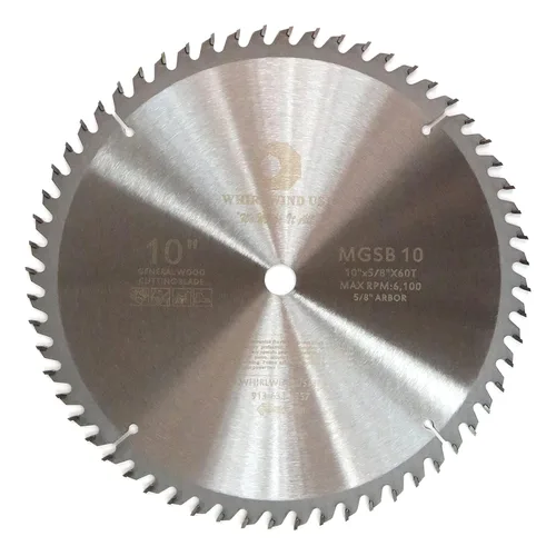 Miniatura 7 de MGSB - Hoja de sierra circular de 7 1/4 pulgadas y 24 dientes para madera, hoja de sierra de inglete inalámbrico de carburo / mesa, eje de 5/8