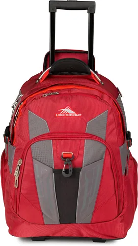 Miniatura 2 de High Sierra XBT mochila con ruedas Carmín/Línea Roja/Negro