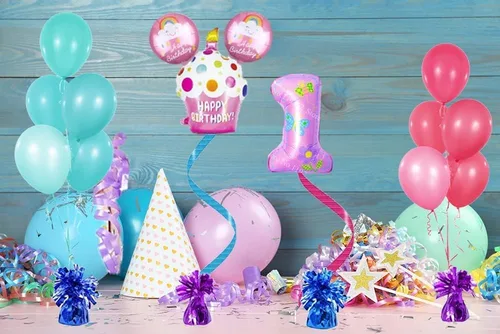Miniatura 4 de Pesas de globos metálicos, recuerdos de fiesta de cumpleaños, regalos novedosos y mordazas, 5.5 pulgadas, paquete de 12 unidades plateado