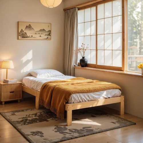 Miniatura 19 de Hokway Marco de cama individual de madera, no se tambalea, sin ruido, fácil montaje con agujeros precisos, soporte de listones de madera de 12
