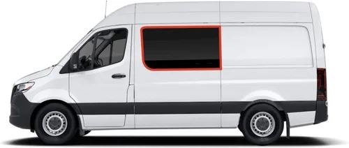 Miniatura 12 de VanEssential Cubierta Magnética Aislante para Ventana de Oscurecimiento Total Diseñada para Puerta Corredera Mercedes-Benz NCV3 y VS30 con Marco