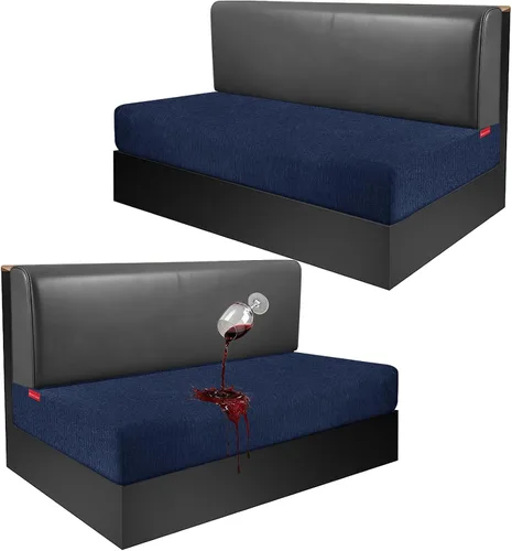 Miniatura 139 de Fundas de cojín impermeables para sofá, funda elástica lavable con diseño elástico antideslizante, protector de muebles para mascotas y niños