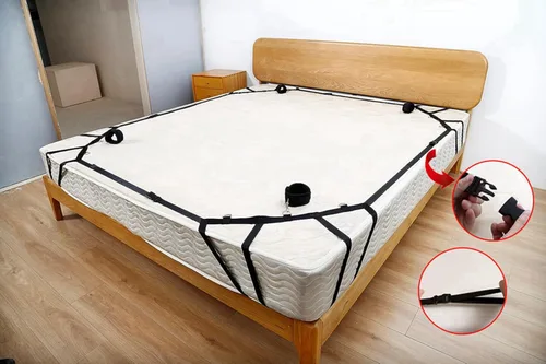 Miniatura 3 de Bdsm - Kit de restricciones de bondage sexual, juego de juguetes de sujeción para tobillos y muñecas, correas de sujeción de cama para adultos