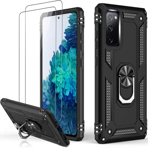 Miniatura 30 de LUMARKE Funda para Galaxy S20 FE con protector de pantalla, supera los 16 pies, probada en caídas, de grado militar, con soporte de anillo