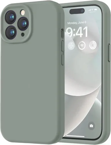 Miniatura 119 de LOVE 3000 Compatible con Funda para iPhone 15, [Cámara de Cobertura Completa de Silicona Suave] [Protección contra Caídas de 8 pies], Forro de Negro