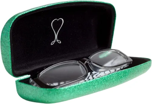 Miniatura 36 de La original e impresionante caja de gafas de concha dura, para mujer, de Spunky Soul Recubierto por un suave brillo Paño de limpieza