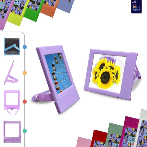Miniatura 4 de Fujifilm Instax Square SQ1 - Cámara instantánea azul glaciar con funda de transporte + película Fuji Instax (40 hojas), paquete de accesorios, álbum