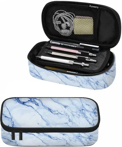 Miniatura 17 de Estuche organizador de lápices de alpaca, diseño de llama, hojas de animales, caja de papelería, caja de maquillaje, suministros escolares