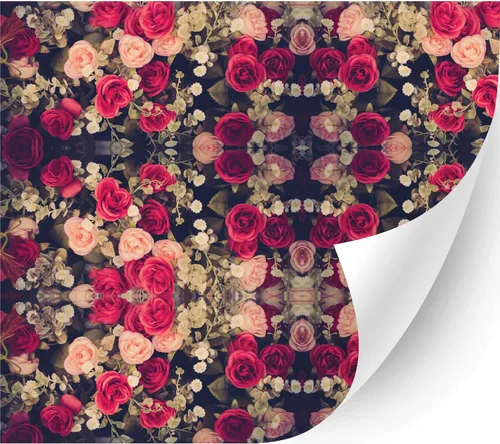 Miniatura 20 de HTV4U Vinilo de transferencia de calor con estampado floral (flor de acacia, 13.5 x 12 pulgadas), vinilo impreso para planchar, papel de prensa