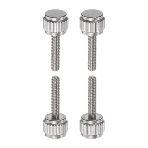 Miniatura 12 de HARFINGTON 4 pinzas Vernier tornillos de bloqueo M2x4mm cabeza plana redonda moleteada pulgar perilla pernos