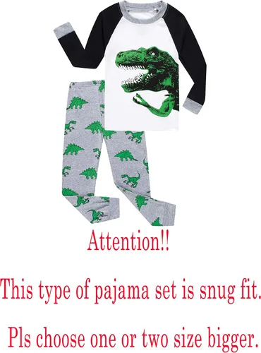Miniatura 2 de KikizYe Pijama de manga larga para niños pequeños