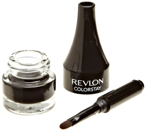 Revlon ColorStay - Delineador de ojos en gel Crème, maquillaje de ojos, impermeable, a prueba de manchas, de larga duración con aplicador de pincel
