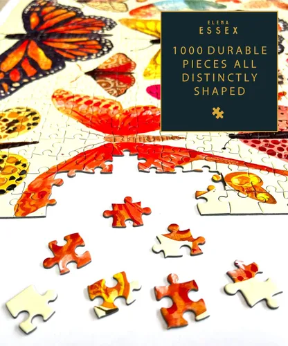 Miniatura 6 de Rompecabezas Elena Essex - Belleza de Mariposa Rompecabezas de 1000 Piezas para Adultos Rompecabezas de Jigsaw Mariposas Coloridas, Naturaleza