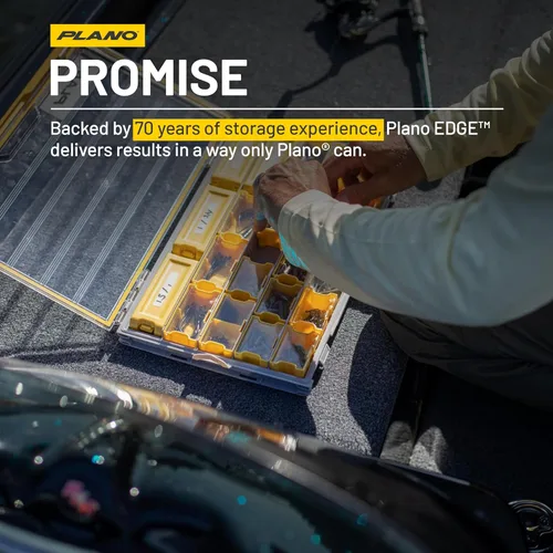 Miniatura 7 de Plano EDGE - Caja de utilidad para aparejos de terminales de alta calidad, transparente y amarillo, almacenamiento resistente al óxido, organizador