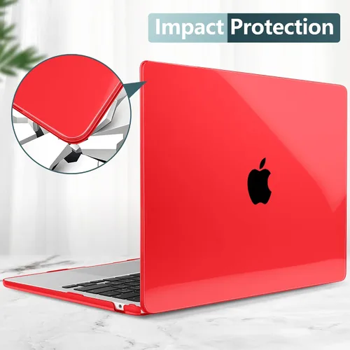 Miniatura 6 de TWOLSKOO Funda compatible con M4 MacBook Air de 15 pulgadas versión 2025-2023 M4 A3241 M3 A3114 M2 A2941, carcasa rígida de plástico, protector