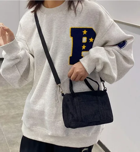 Miniatura 2 de Bolsos cruzados para mujer de pana, bolsos de hombro, bolsos cruzados, carteras, carteras, bolso pequeño de mano 2023