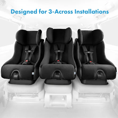 Miniatura 3 de Clek Fllo - Asiento convertible para automóvil, diseño compacto para asientos de 3 a través, orientación trasera extendida con barra antirrebote