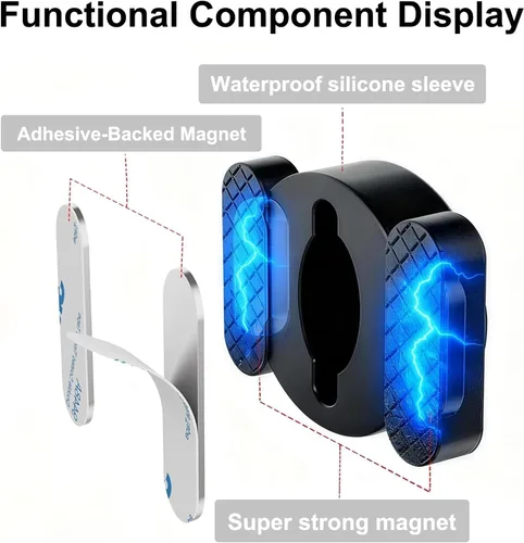Miniatura 7 de Rastreador GPS para vehículos sin suscripción, paquete doble, compatible con iOS y Android, rastreador GPS de automóvil, rastreador de mascotas