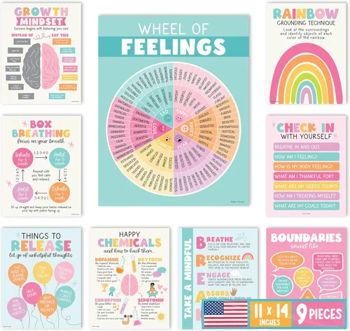 Miniatura 11 de Hadley Designs 9 pósteres de salud mental para el aula, consejero escolar, oficina, decoración de oficina, terapia de salud mental, carteles